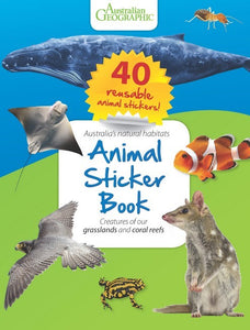 Animal Sticker Book: Reefs And Grasslands