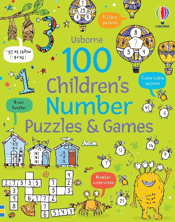 100 Children's Number Puzzles & Games