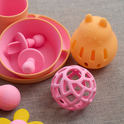 Silicone Ball Teether - Pink