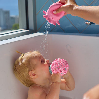 Silicone Ball Teether - Pink