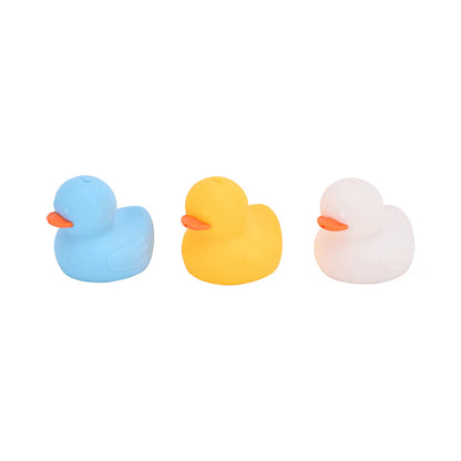 Silicone Squeezy Bath Toys - Duck 3pc - Annabel Trends