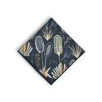 Load image into Gallery viewer, Coastal Flora Pocket Square Handkerchief
