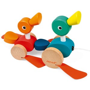JANOD DUCK FAMILY PULL ALONG AGE 12MONTHS +