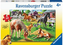 Load image into Gallery viewer, Puzzle Happy Horses 60pc
