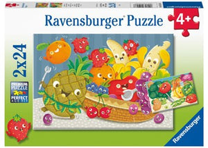 Puzzle 2x24 Fruit And Veggie Age 4+