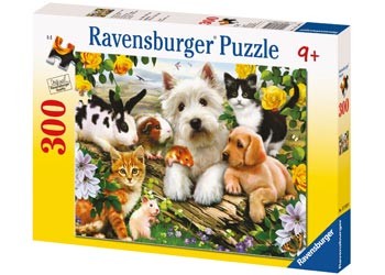 Puzzle 300pc Xxl Happy Animal Buddies Ravensburger