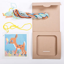 Load image into Gallery viewer, Embroidery Fawn Picture Frame Kit

