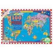 Puzzle 100 World Map Eeboo