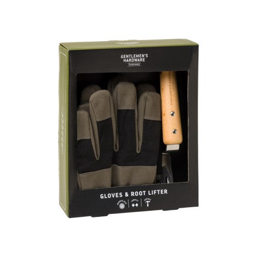 Gentlemen's Hardware Leather Gloves And Root Lifter
