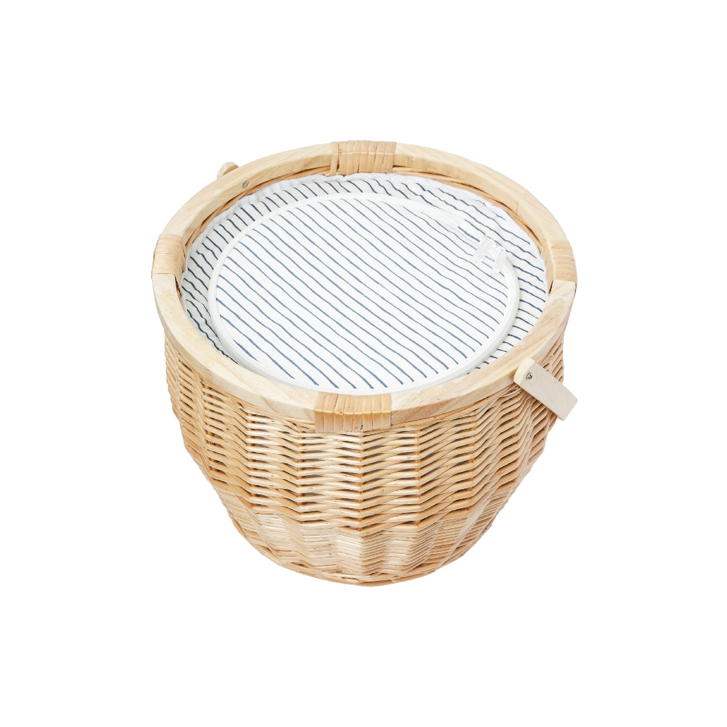 Sunnylife Round Picnic Cooler Basket