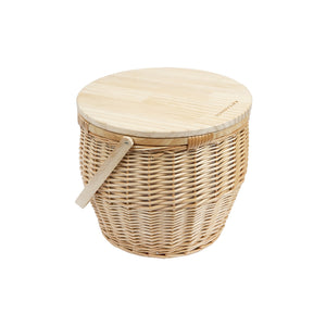 Sunnylife Round Picnic Cooler Basket
