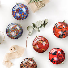 Load image into Gallery viewer, CHRISTMAS BAUBLE ABORIGINAL FINKE RIVER
