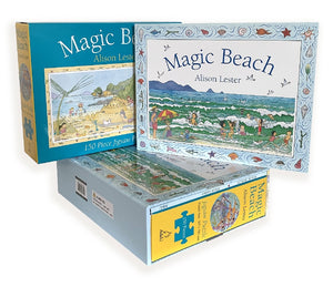 Magic Beach Book And Jigsaw Puzzle - Alison Lester