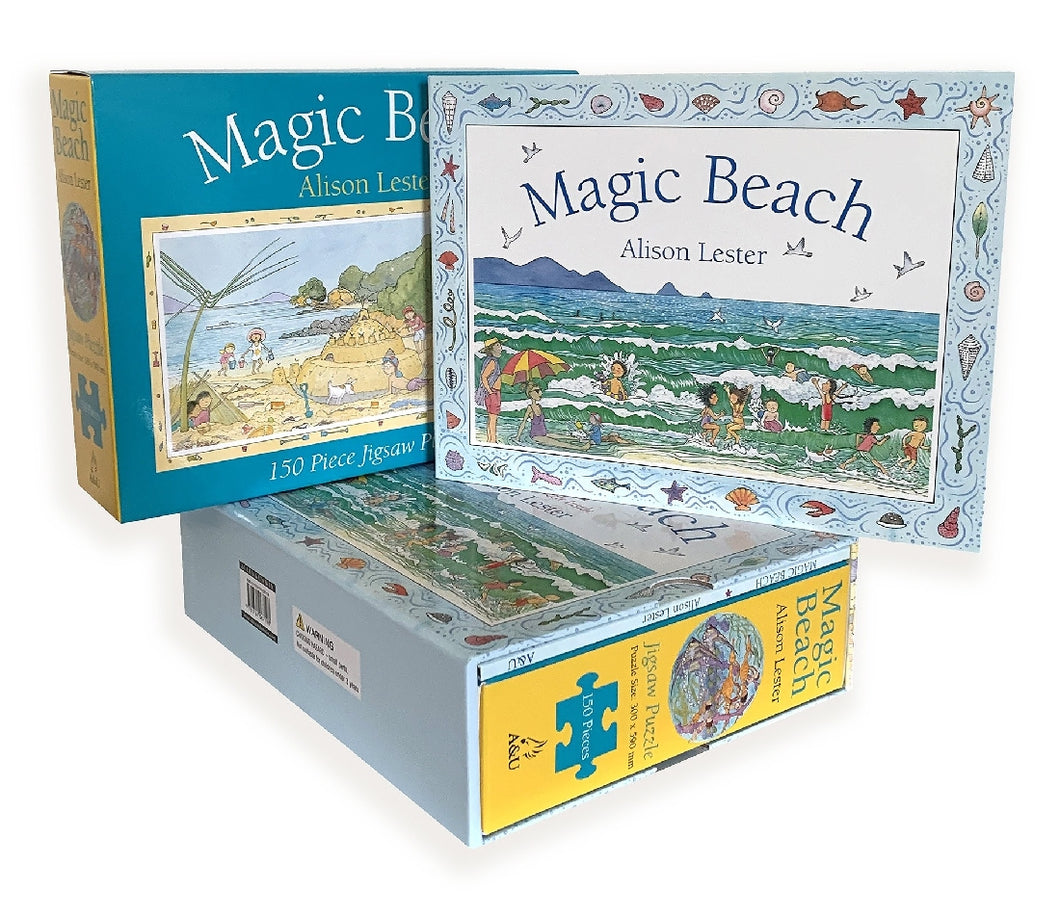 Magic Beach Book And Jigsaw Puzzle - Alison Lester